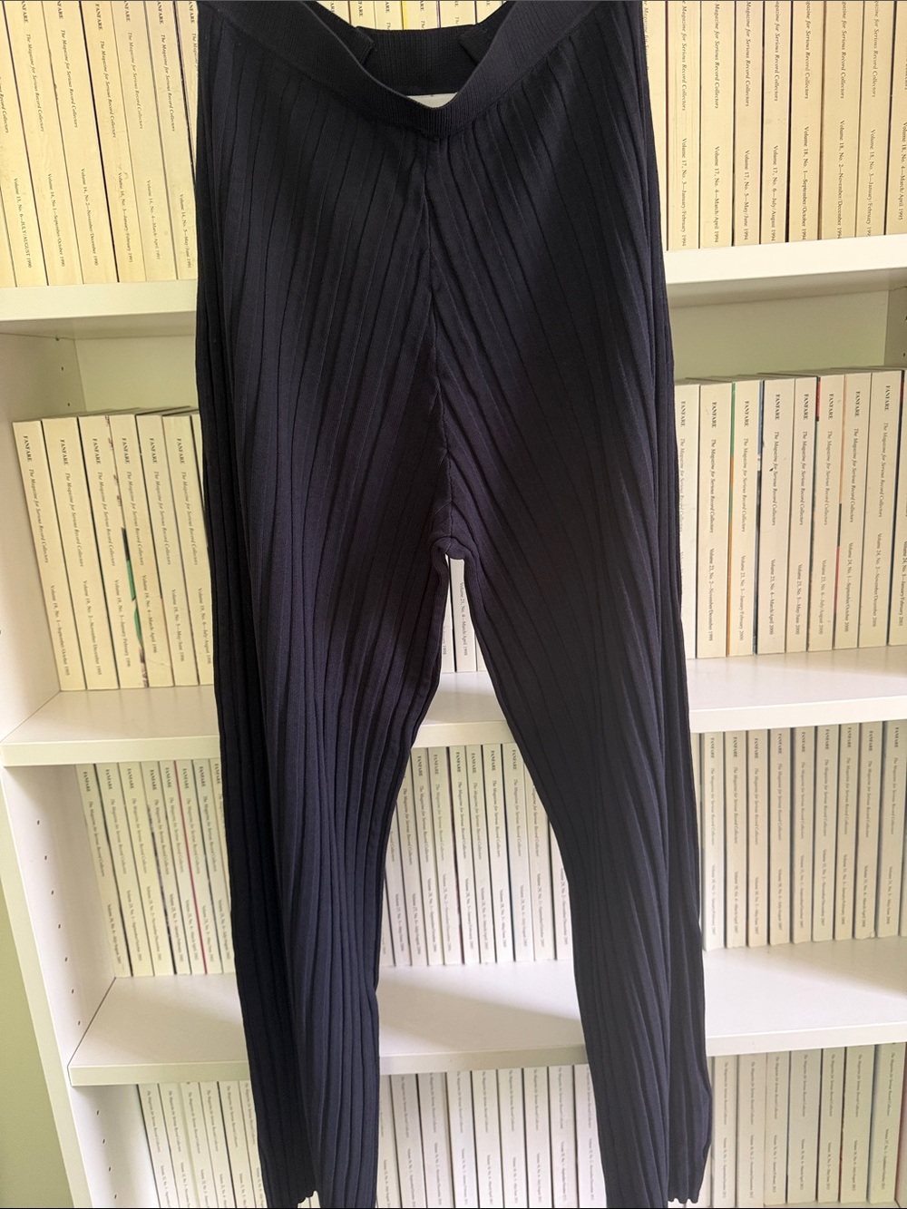 Scanlan Theodore Navy Ribbed Top